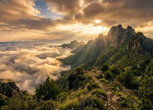 Misty Peaks of Al Soudah